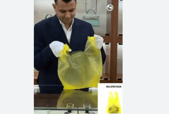 Balenciaga's 'Trash Bag' Pouch: Art, Exaggeration, or Fake?